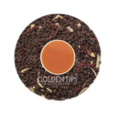 Golden Tips Saffron Cardamom Tea - 100gm, 3.5 Ounce | Exotic Robust CTC Chai - Kesar Elaichi Chai | Caffeine Free, Artificial Flavor Free